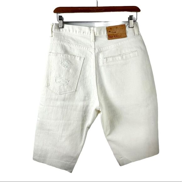 RAIF Adelberg High Rise Bermuda Cut-Off Shorts 31 - Picture 3 of 7